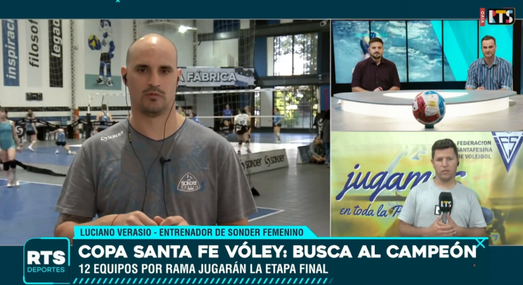 Sonder de Rosario se prepara para disputar las finales de la Copa Santa Fe de vóley